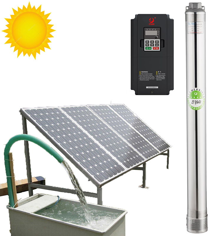 Sistema de bomba de água 10Hp solar elétrico personalizado